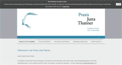 Desktop Screenshot of praxis-thanner.de