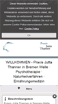 Mobile Screenshot of praxis-thanner.de